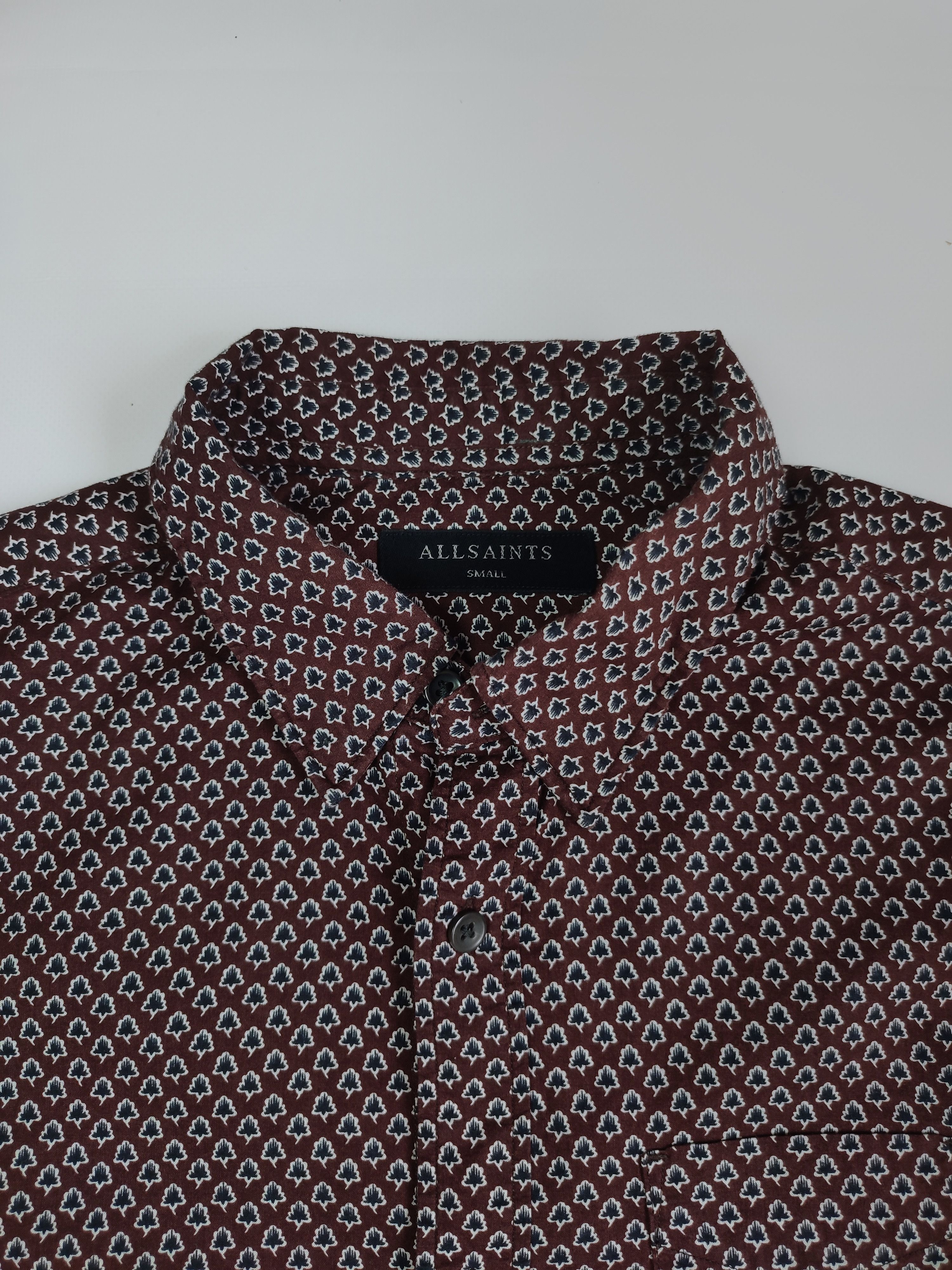 Allsaints Allsaints Printed button shirt Size US S / EU 44-46 / 1 - 1 Thumbnail