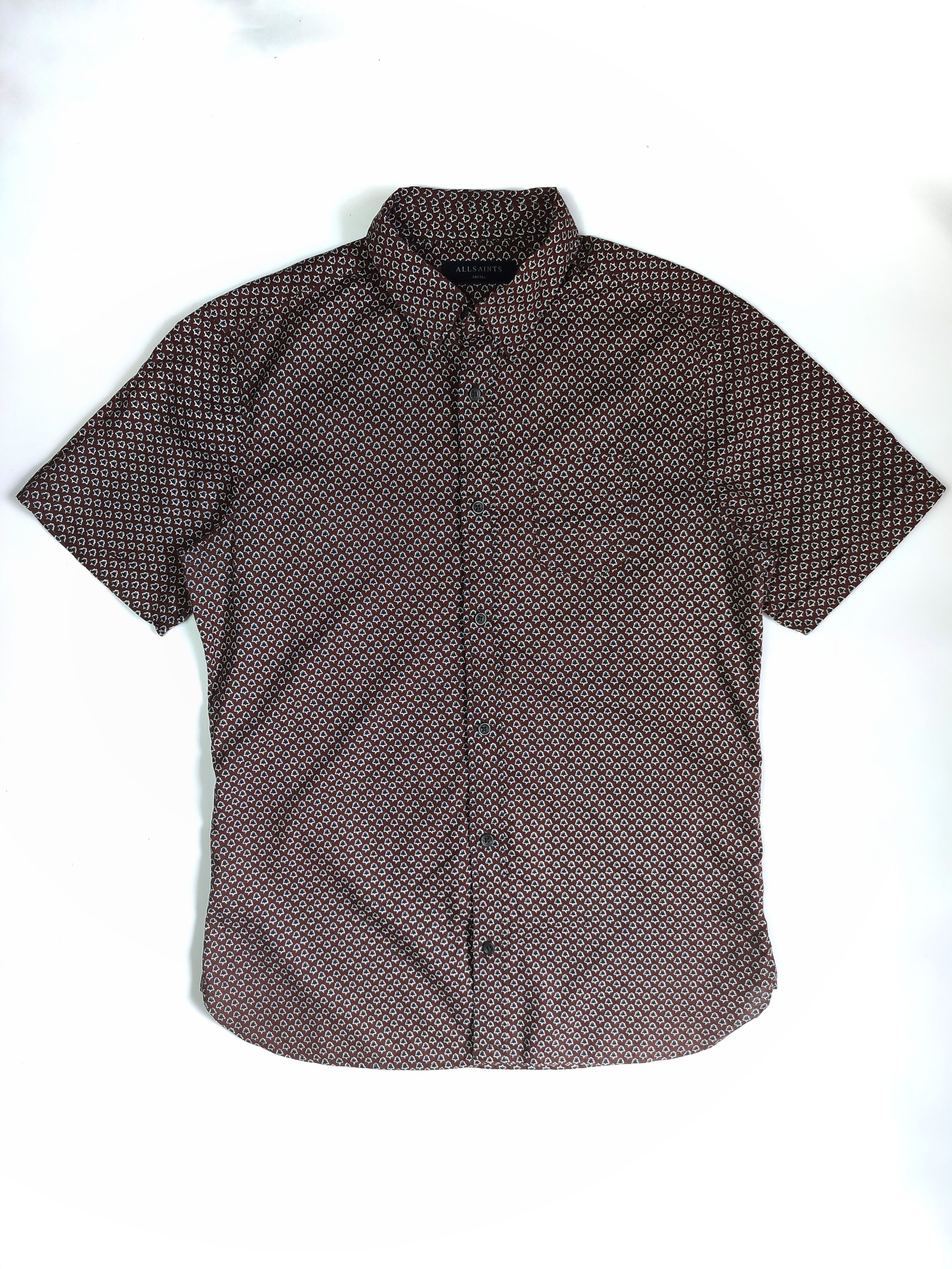 Allsaints Allsaints Printed button shirt Size US S / EU 44-46 / 1 - 4 Thumbnail