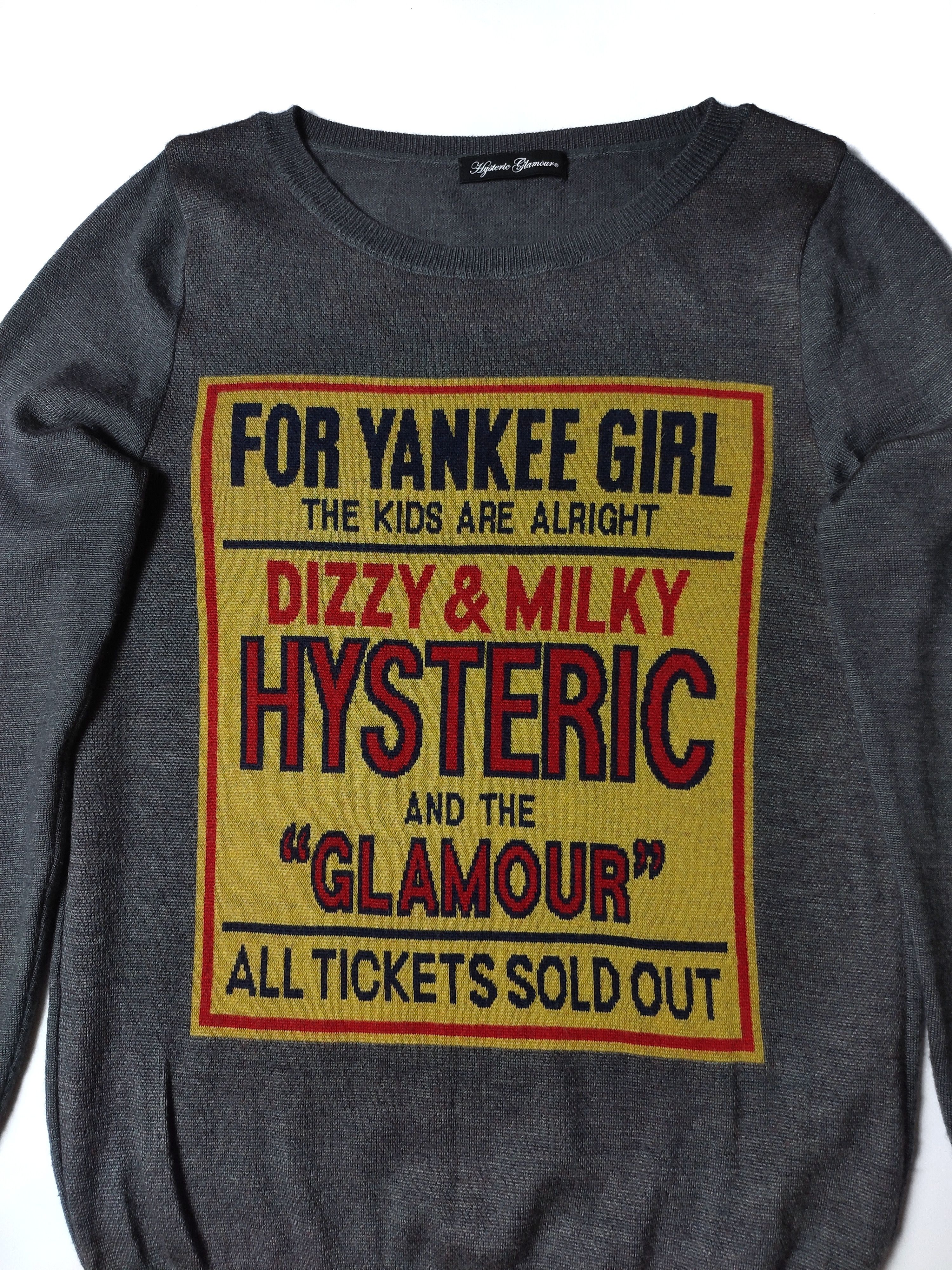Hysteric Glamour Hysteric Glamour Yankee Girl Wool Sweater Size M / US 6-8 / IT 42-44 - 2 Thumbnail