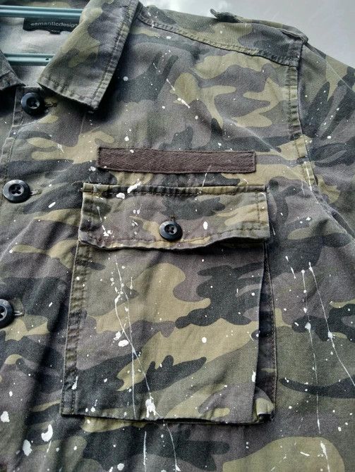 Japanese Brand ORIGINAL DESIGN SPLASHING PAINT JACKET Size US M / EU 48-50 / 2 - 6 Thumbnail
