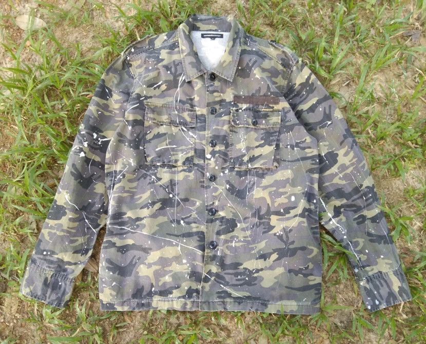 Japanese Brand ORIGINAL DESIGN SPLASHING PAINT JACKET Size US M / EU 48-50 / 2 - 4 Thumbnail
