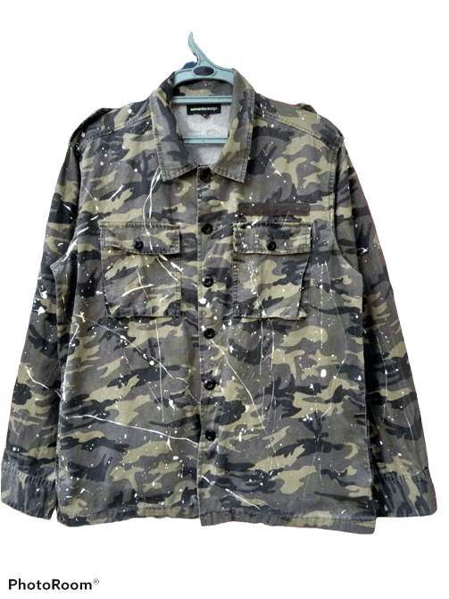 Japanese Brand ORIGINAL DESIGN SPLASHING PAINT JACKET Size US M / EU 48-50 / 2 - 3 Thumbnail