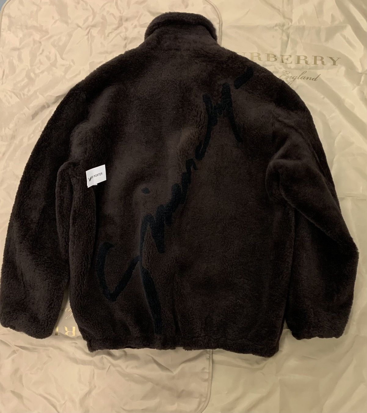 Givenchy GIVENCHY Leather Jacket Shearling In Brown Size 52 $6500 Size US L / EU 52-54 / 3 - 1 Thumbnail