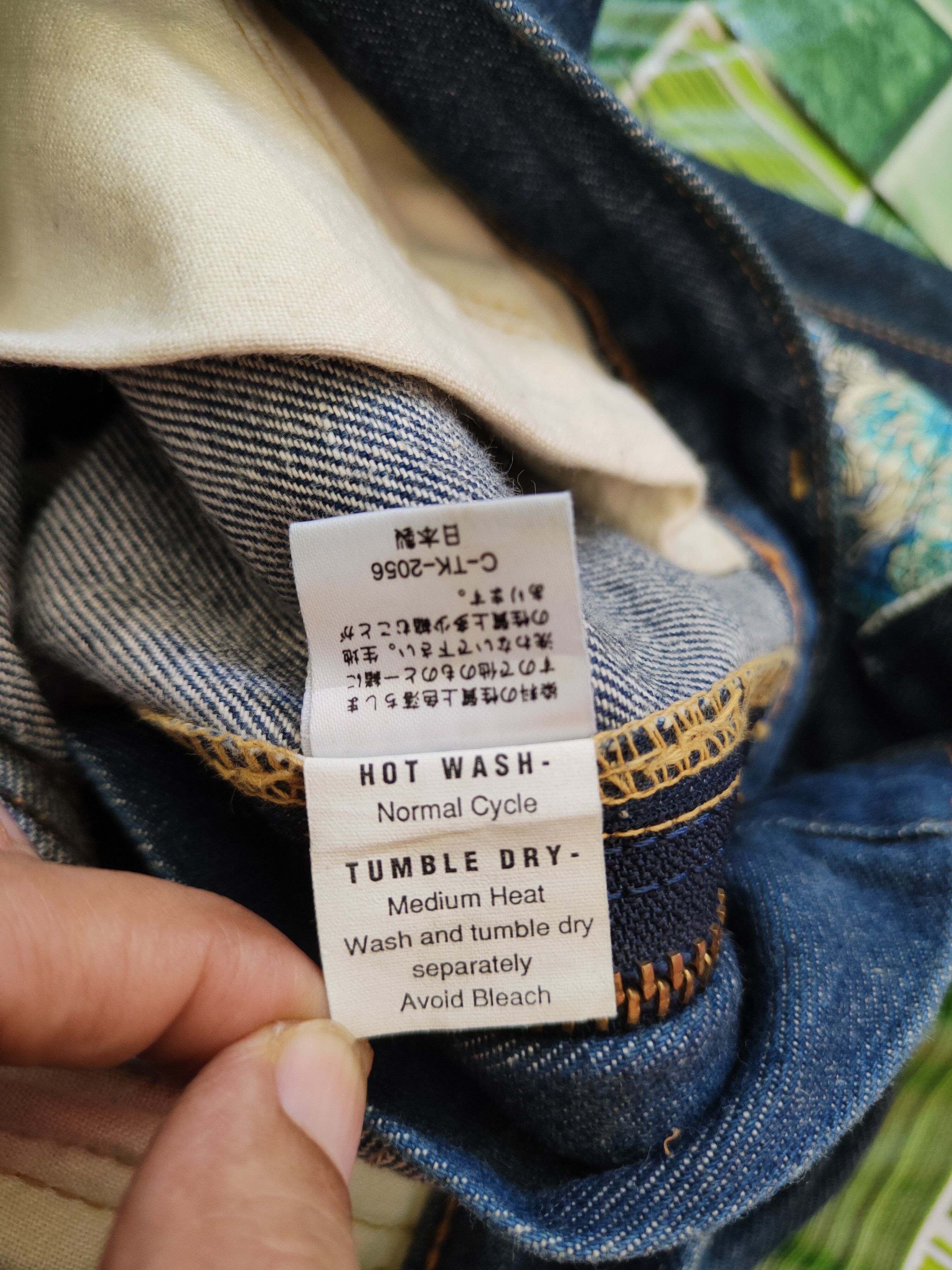 Japanese Brand Lee distressed custom reworked Patchwork Denim Pants #5295DL Size US 30 / EU 46 - 13 Thumbnail