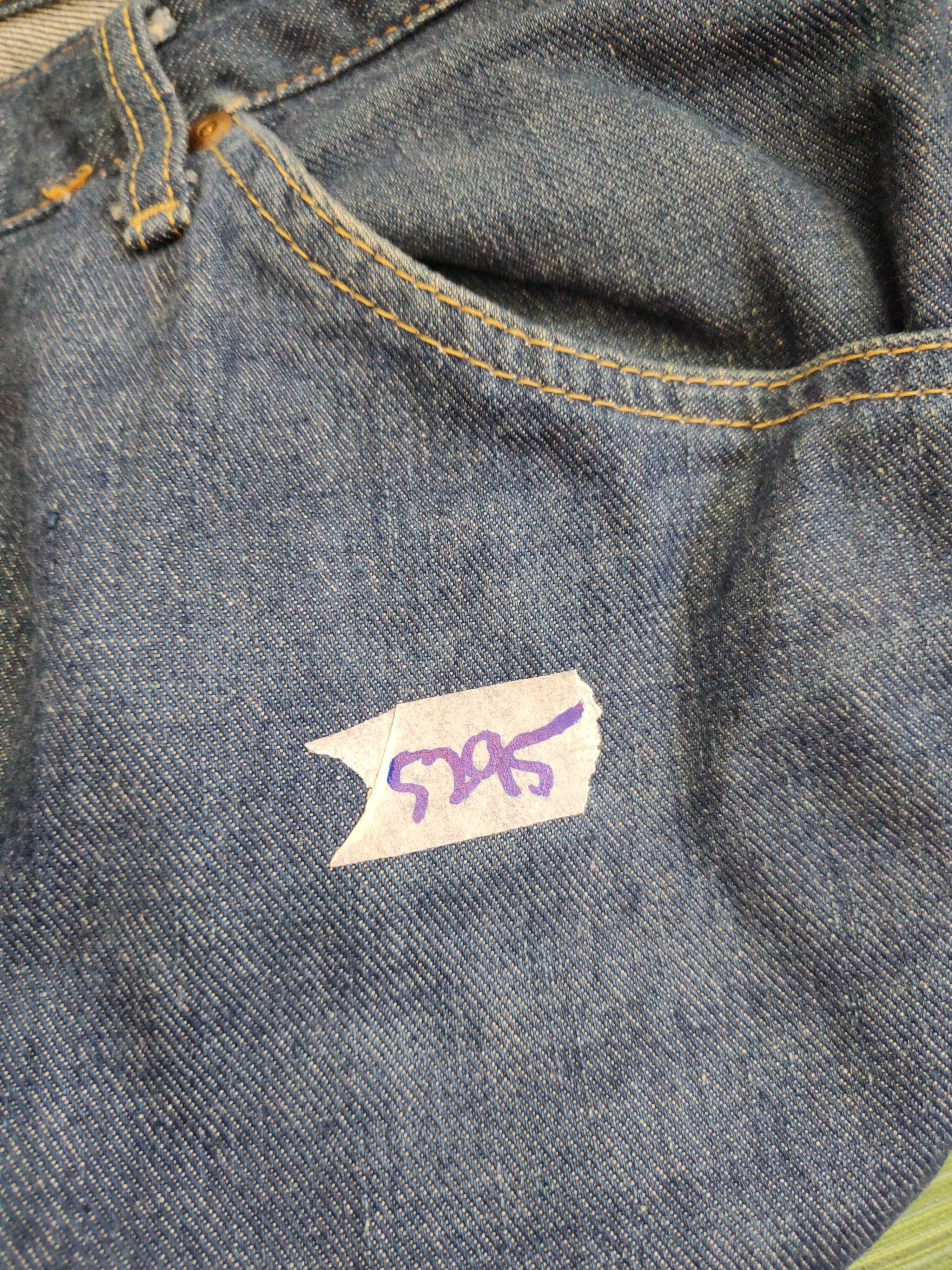 Japanese Brand Lee distressed custom reworked Patchwork Denim Pants #5295DL Size US 30 / EU 46 - 15 Thumbnail