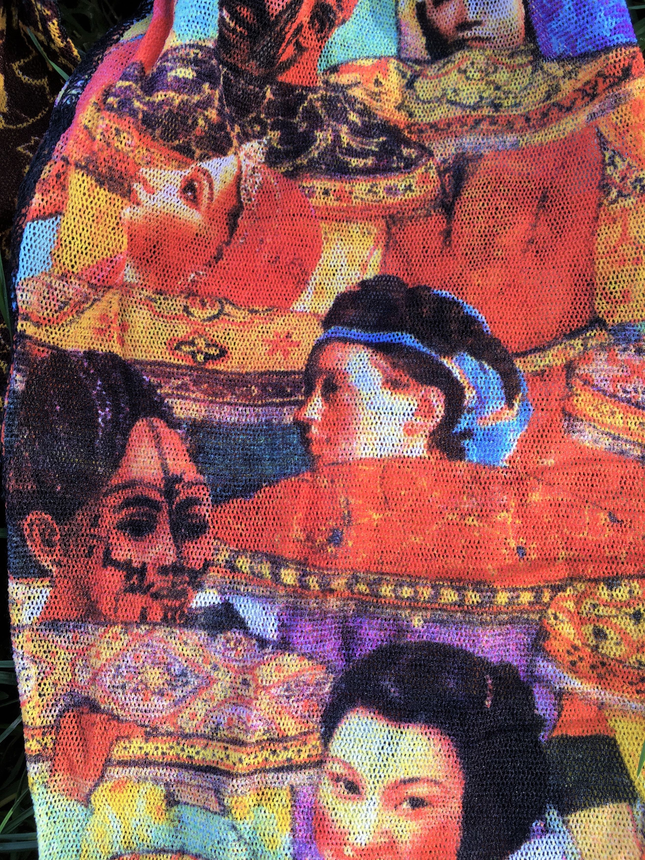 Jean Paul Gaultier Jean Paul Gaultier Transparent Patchwork Mesh T-shirt Top Size US M / EU 48-50 / 2 - 4 Thumbnail