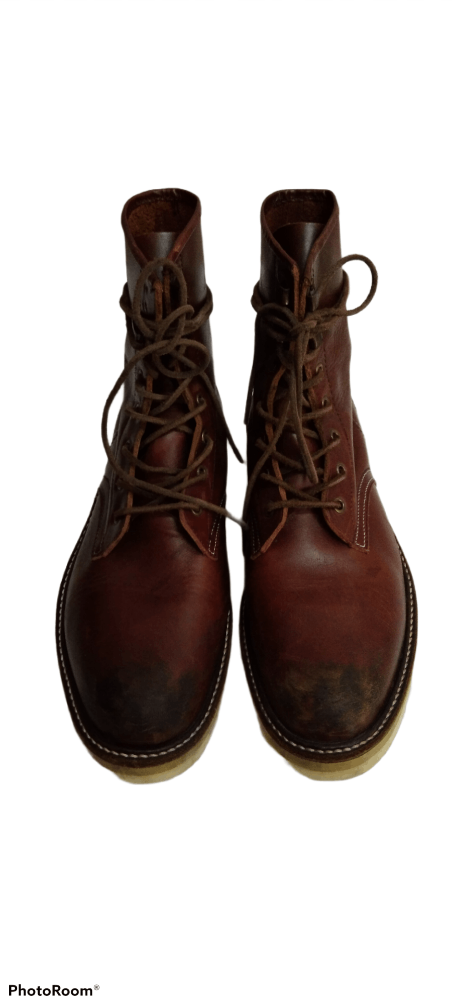 Japanese Brand DISTRESSED BOOTS GLAMB HARRISON Size US 10 / EU 43 - 1 Thumbnail