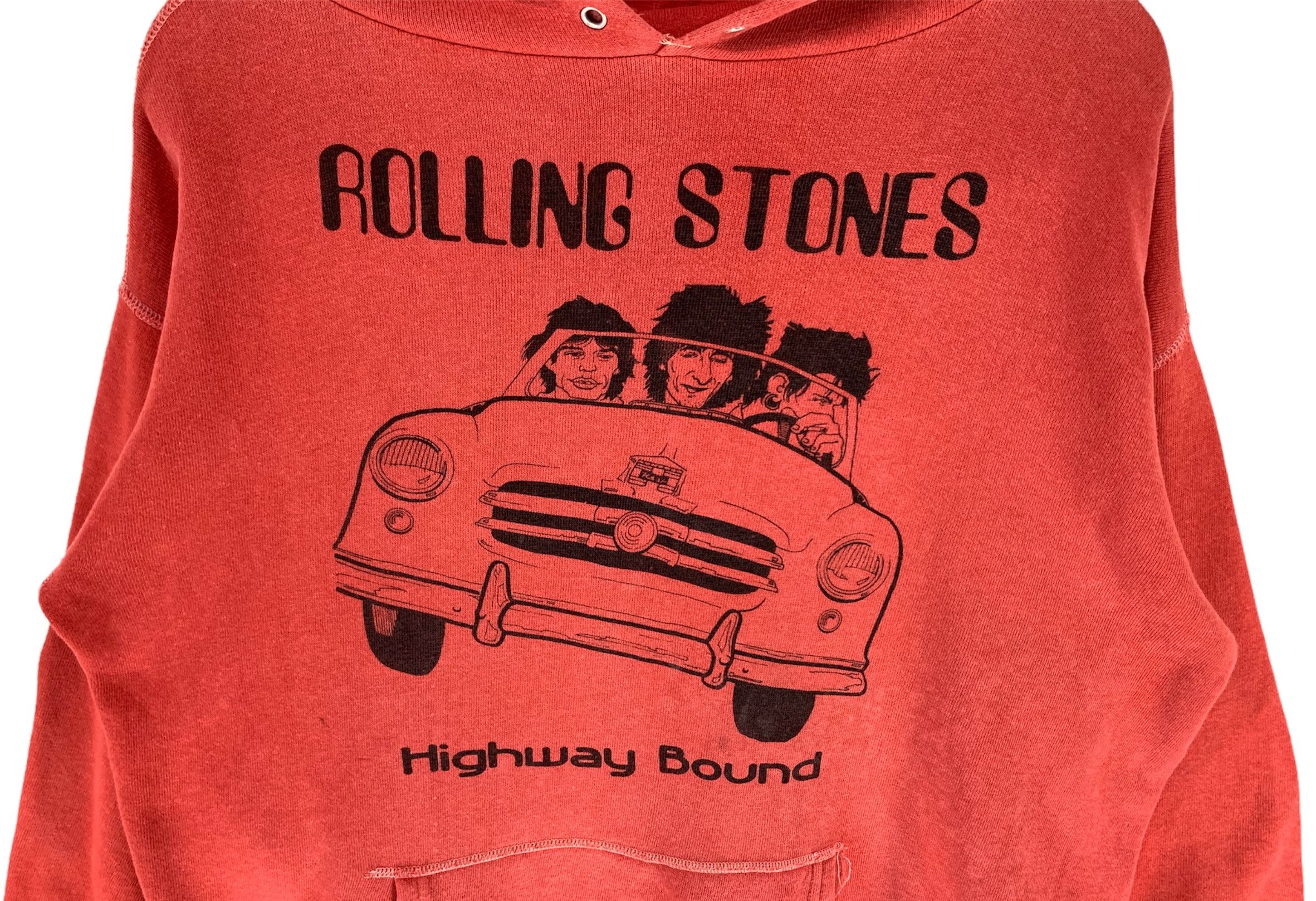 Band Tees × Vintage Rolling Stones Highway Bound LP cover Promo vtg 80s Hoodies Size US L / EU 52-54 / 3 - 3 Thumbnail