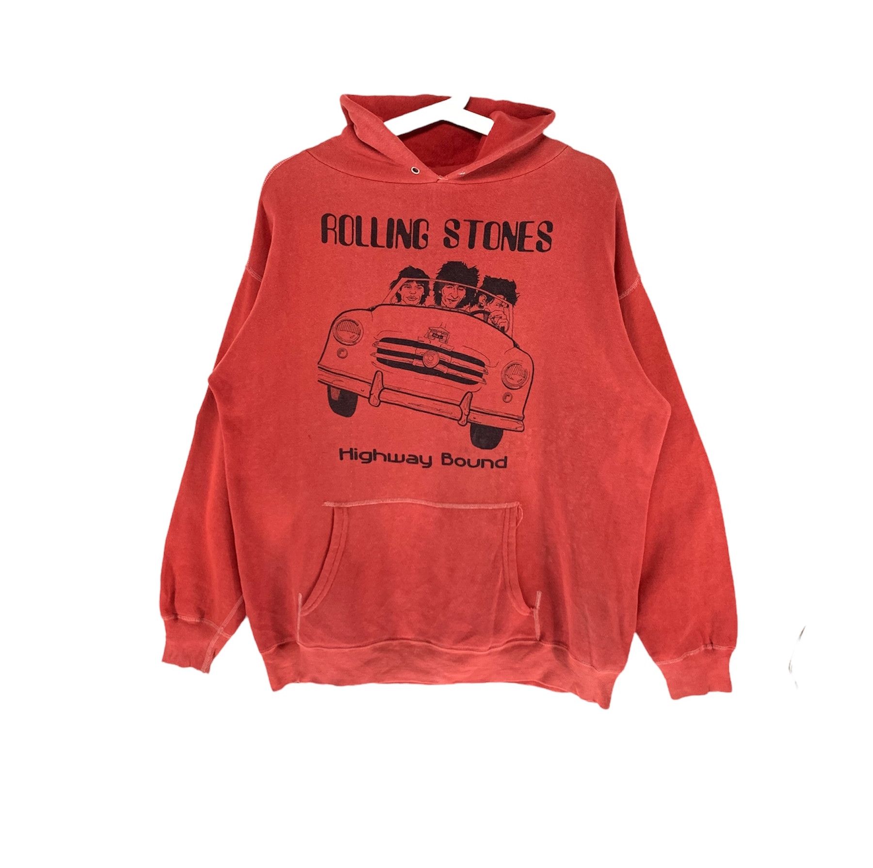 Band Tees × Vintage Rolling Stones Highway Bound LP cover Promo vtg 80s Hoodies Size US L / EU 52-54 / 3 - 1 Thumbnail