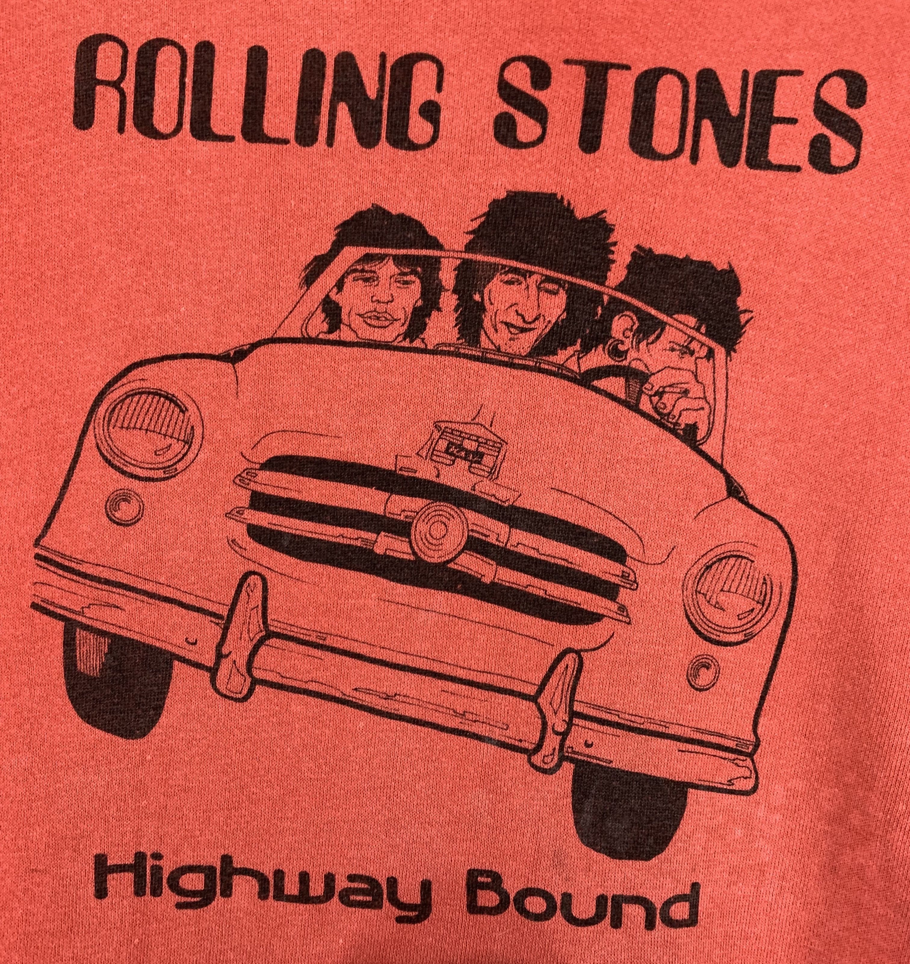 Band Tees × Vintage Rolling Stones Highway Bound LP cover Promo vtg 80s Hoodies Size US L / EU 52-54 / 3 - 4 Thumbnail