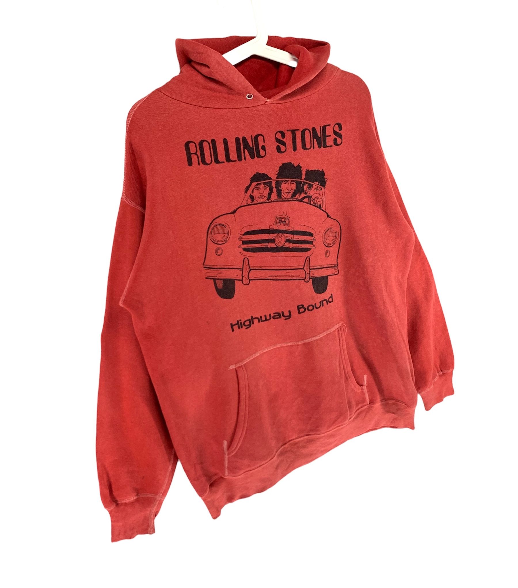 Band Tees × Vintage Rolling Stones Highway Bound LP cover Promo vtg 80s Hoodies Size US L / EU 52-54 / 3 - 7 Thumbnail