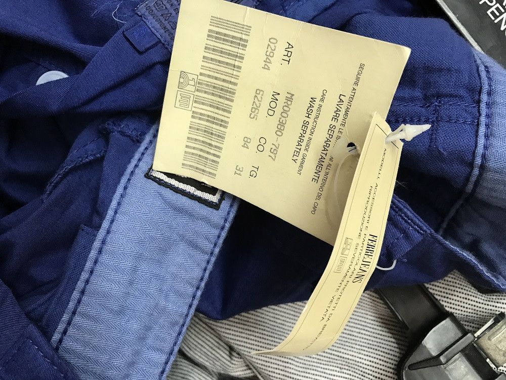 Ferre × GF Ferre × Gianfranco Ferre FERRE JEANS Made in Italy Buttonable Hem Cargo Trouser Pant Size US 31 - 16 Thumbnail