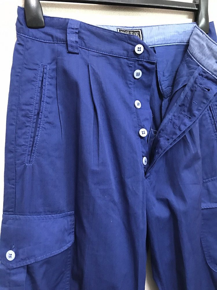 Ferre × GF Ferre × Gianfranco Ferre FERRE JEANS Made in Italy Buttonable Hem Cargo Trouser Pant Size US 31 - 3 Thumbnail