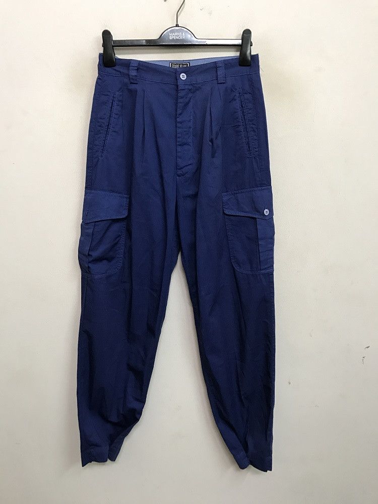 Ferre × GF Ferre × Gianfranco Ferre FERRE JEANS Made in Italy Buttonable Hem Cargo Trouser Pant Size US 31 - 1 Thumbnail