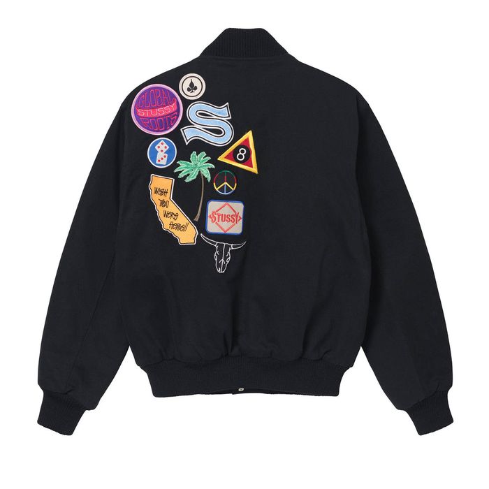 Stussy Stussy Souvenir Stadium Bomber Jacket | Grailed