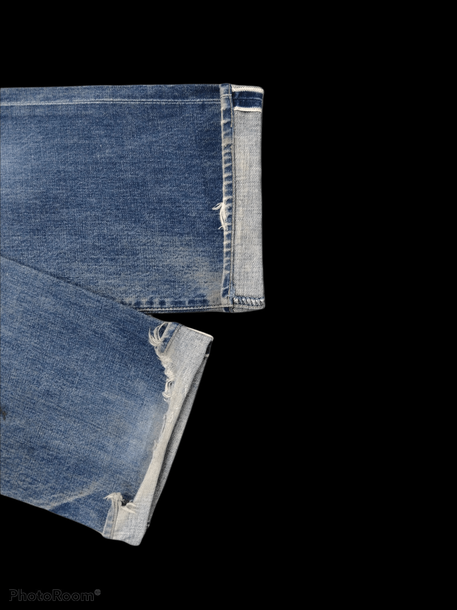Japanese Brand DISTRESSED JAPANESE BRAND MADE IN JAPAN SELVEDGE DENIM Size US 33 - 7 Thumbnail