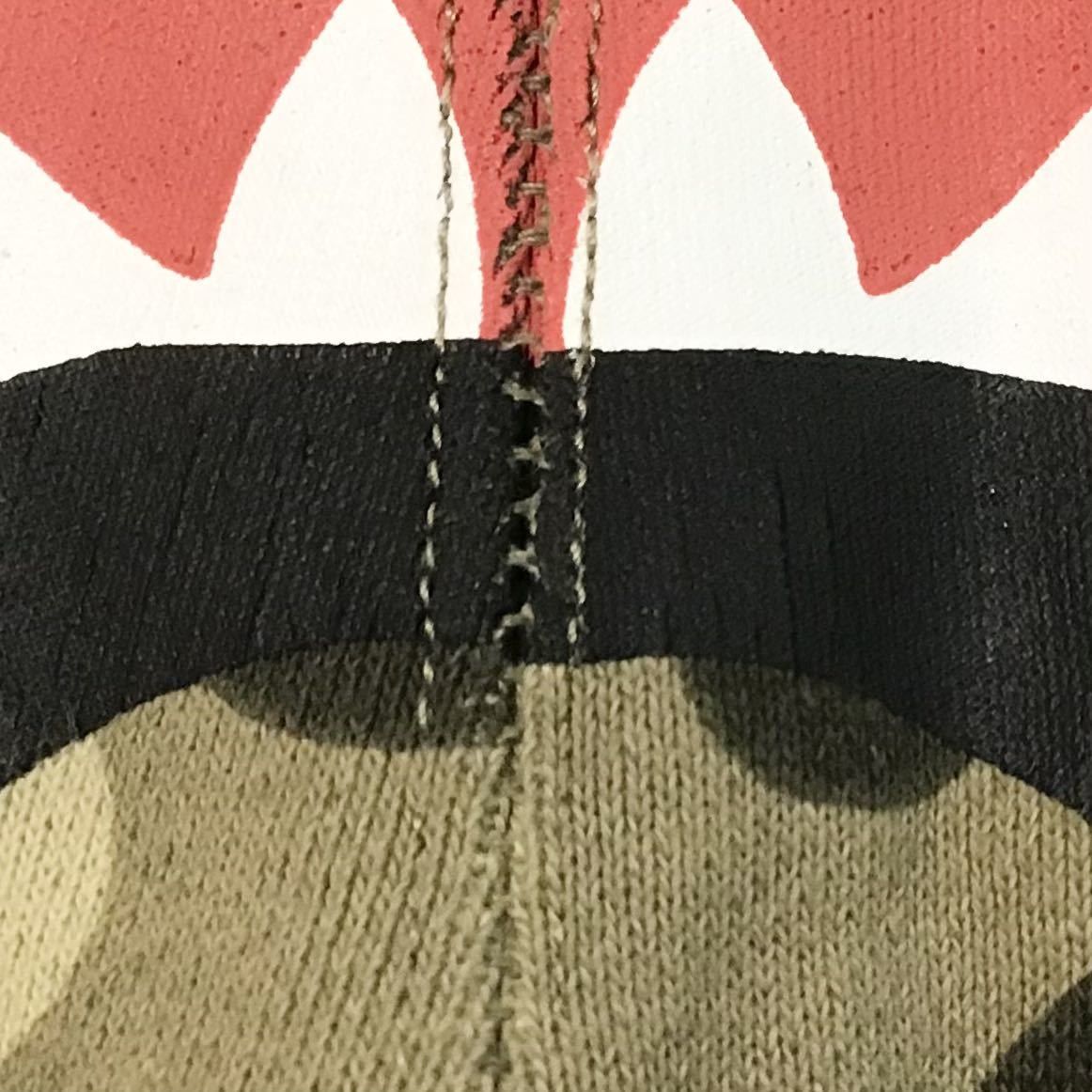 Bape beige camo Shark sweat shorts a bathing ape ★size L Size US 34 / EU 50 - 3 Thumbnail