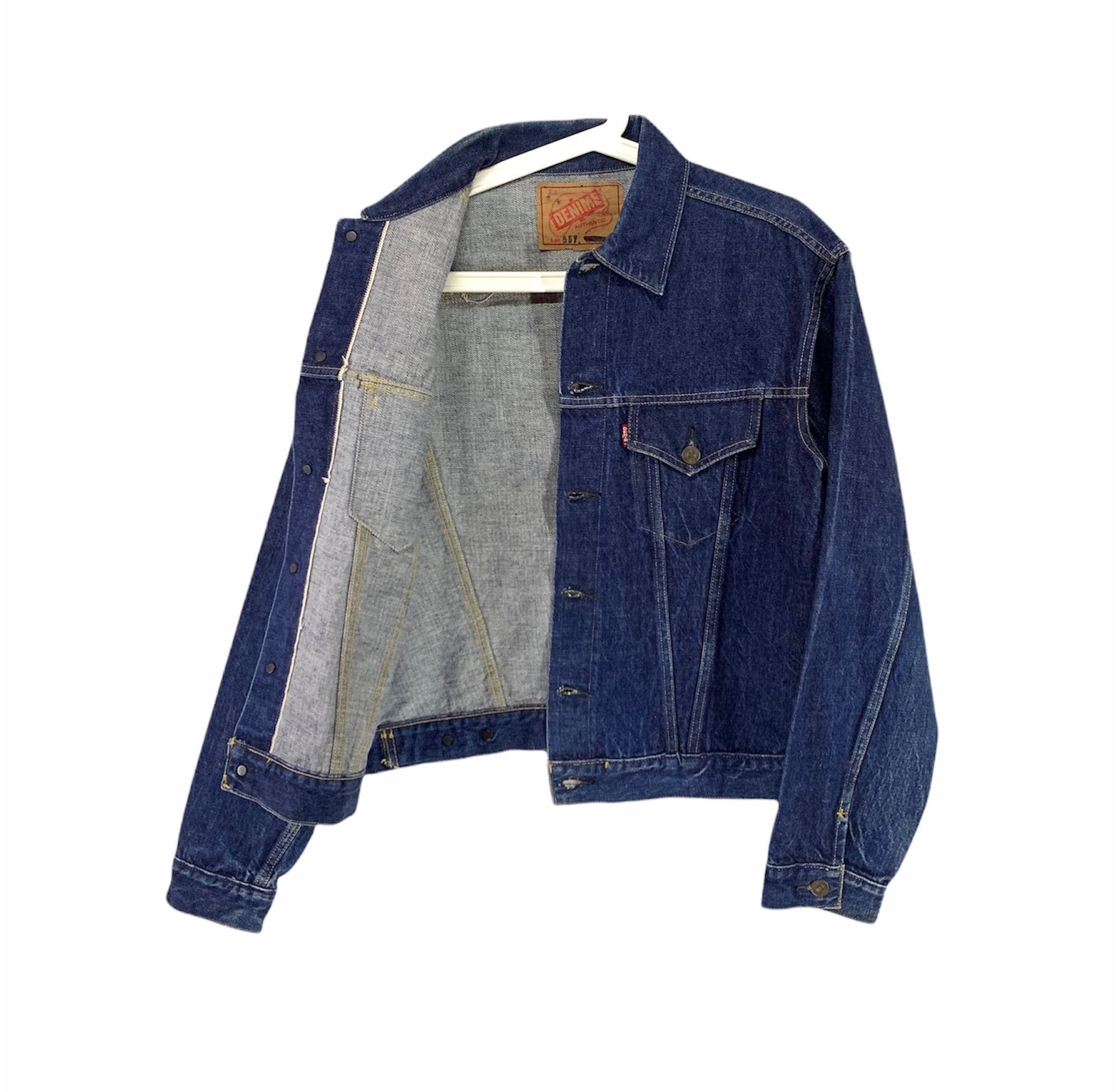 Denime × Japanese Brand Denime LOT 557 made in japan selvedge denim jacket Size US M / EU 48-50 / 2 - 3 Thumbnail
