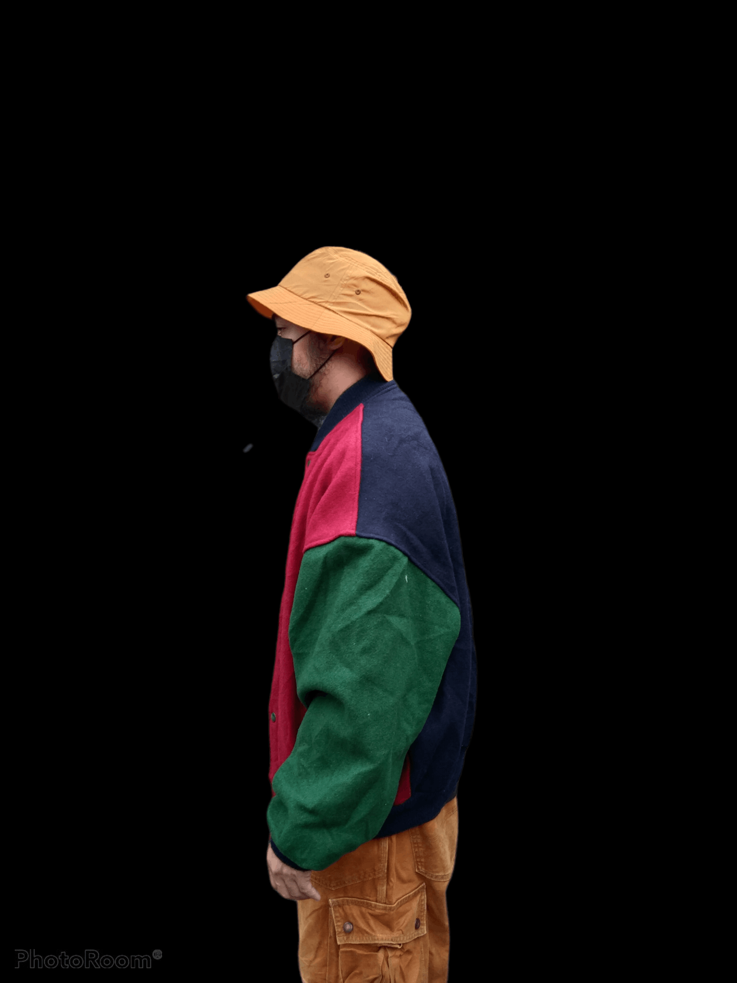 Vintage HiPPIES VARSITY WOOL HOWE JACKET MULTICOLOUR Size US XXL / EU 58 / 5 - 2 Thumbnail