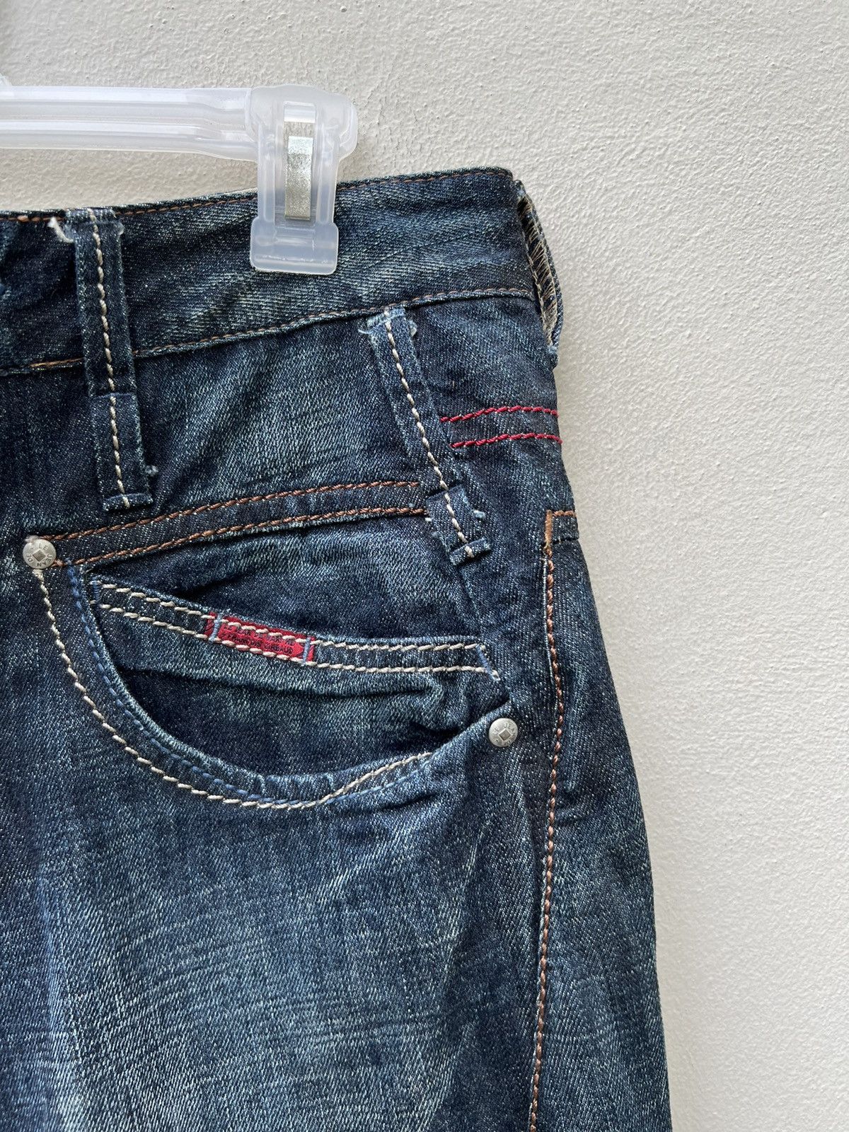Marithe + Francois Girbaud Marithe Francois Girbaud Multiple Pocket Cargo Denim Pant Size US 30 / EU 46 - 12 Thumbnail