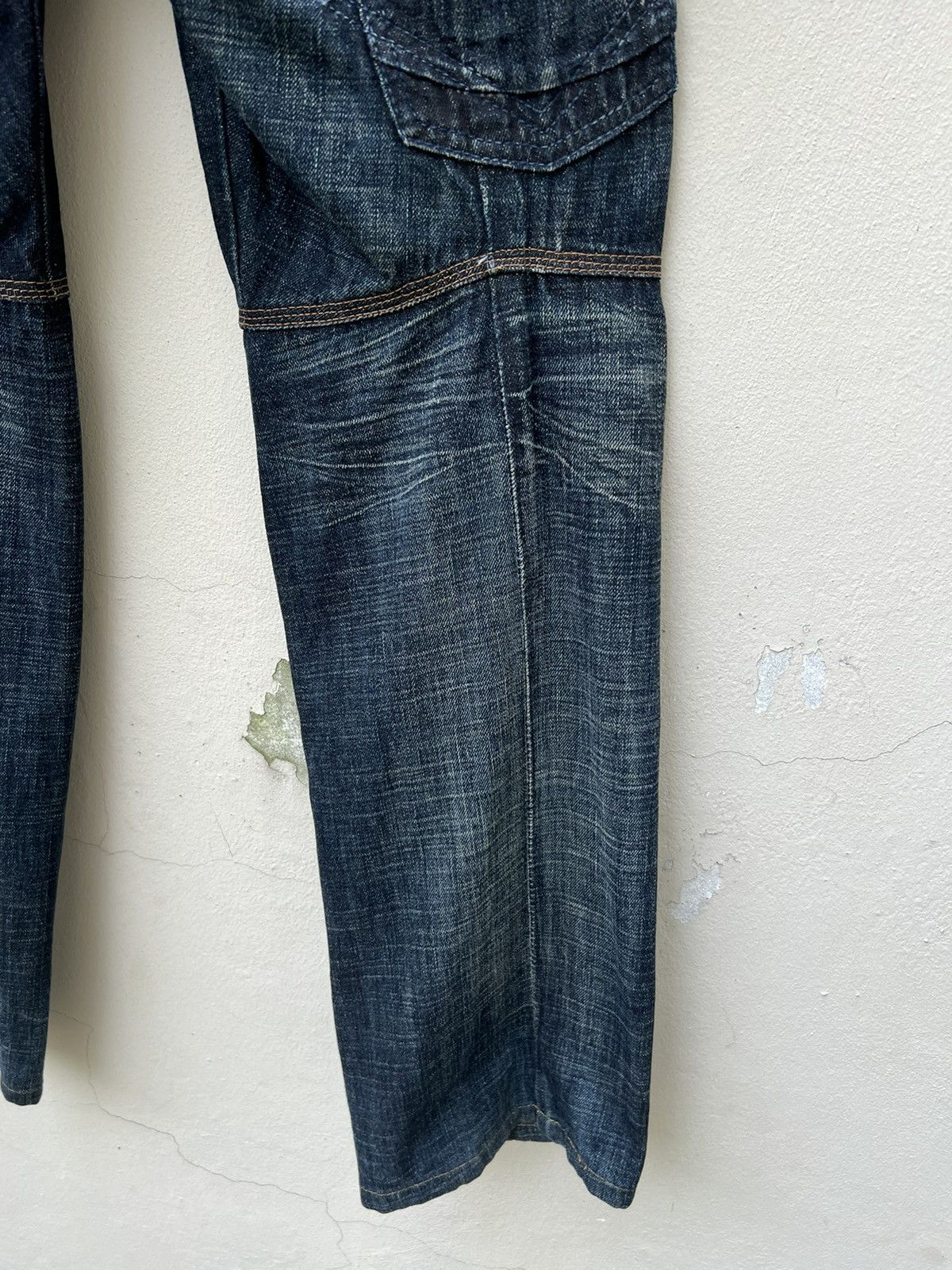 Marithe + Francois Girbaud Marithe Francois Girbaud Multiple Pocket Cargo Denim Pant Size US 30 / EU 46 - 20 Thumbnail