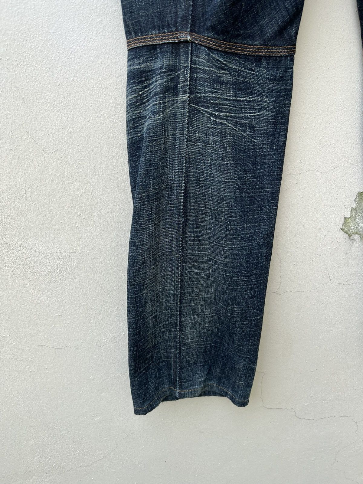 Marithe + Francois Girbaud Marithe Francois Girbaud Multiple Pocket Cargo Denim Pant Size US 30 / EU 46 - 17 Thumbnail
