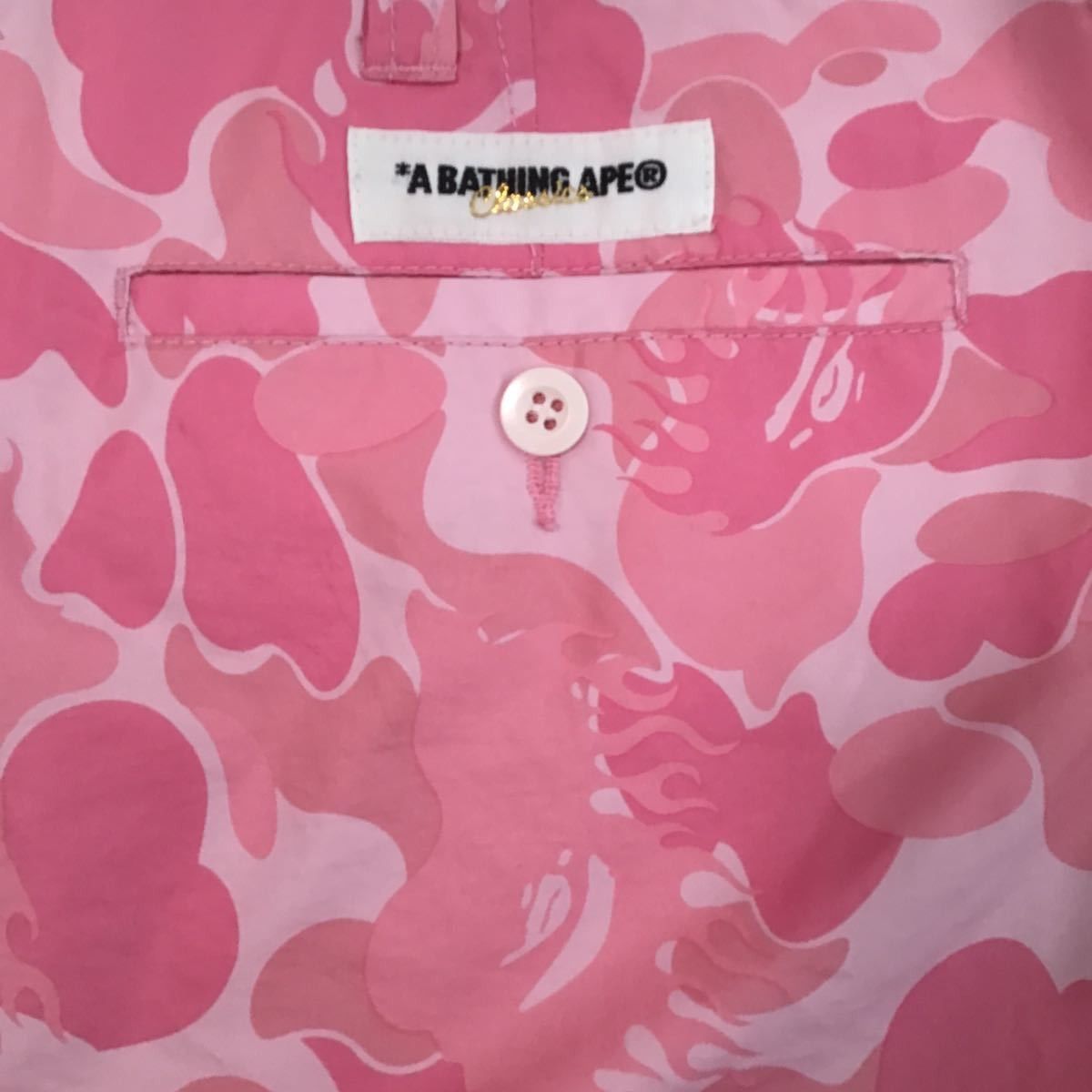 Bape BAPE fire camo pink nylon shorts flame ape ★size M Size US 32 / EU 48 - 5 Thumbnail
