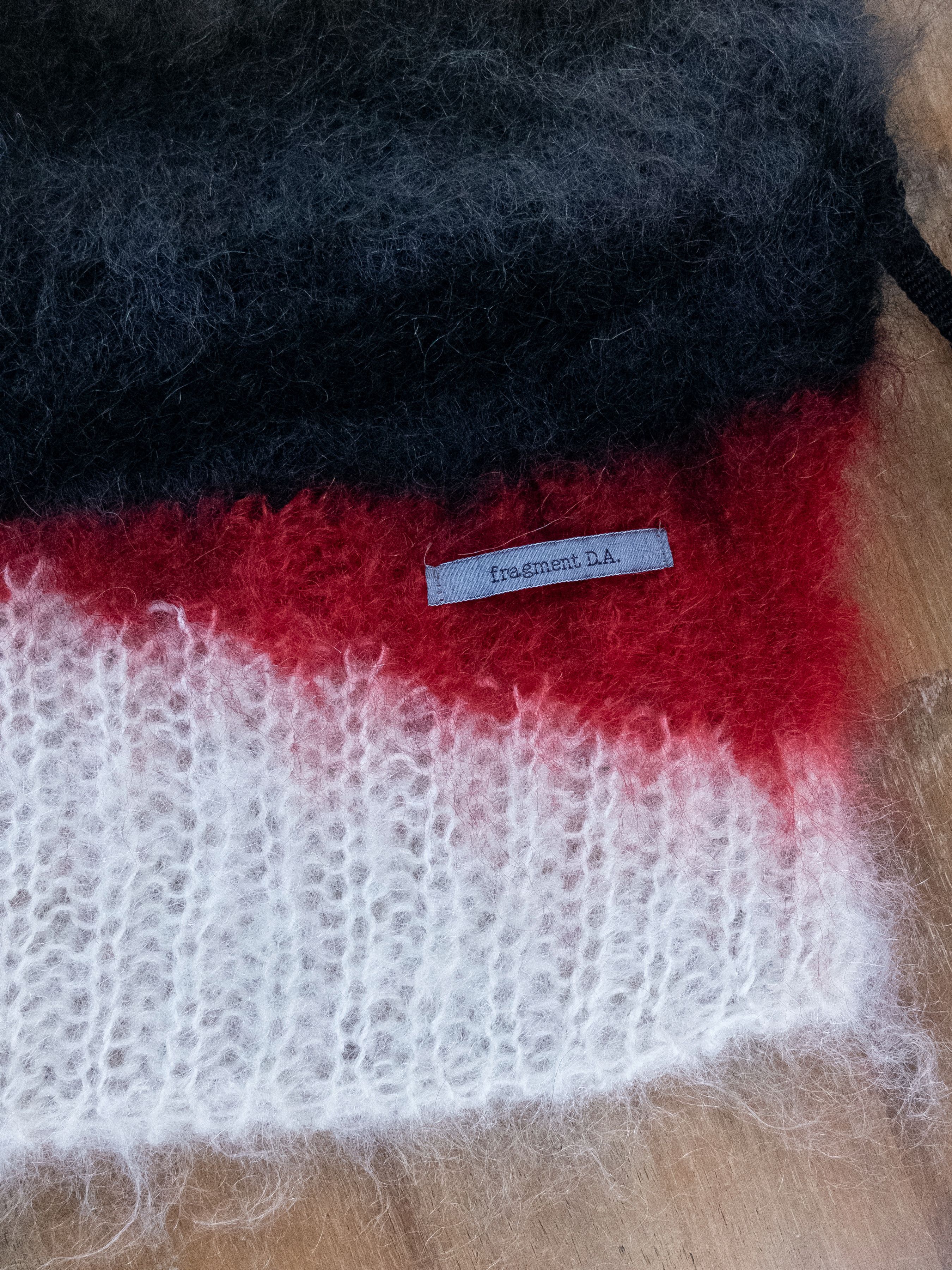 Moncler MONCLER GENIUS Fragment Design striped mohair scarf Size ONE SIZE - 2 Thumbnail
