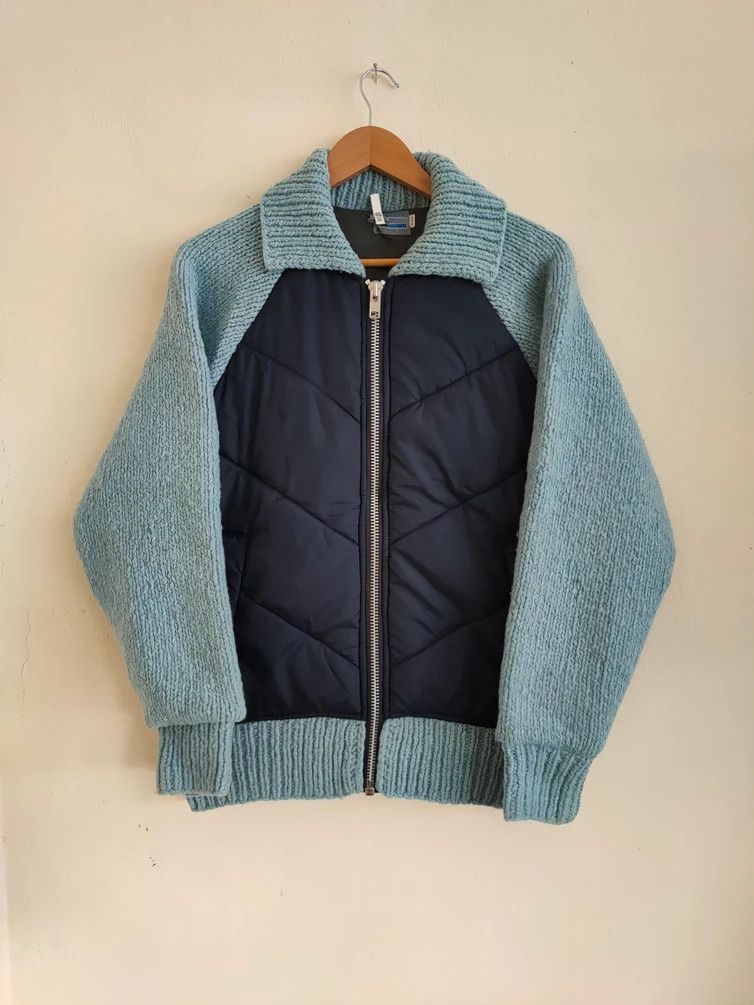 Japanese Brand × Vintage Local Motion Inc Puffer Knitwear Zipup Size US M / EU 48-50 / 2 - 1 Thumbnail