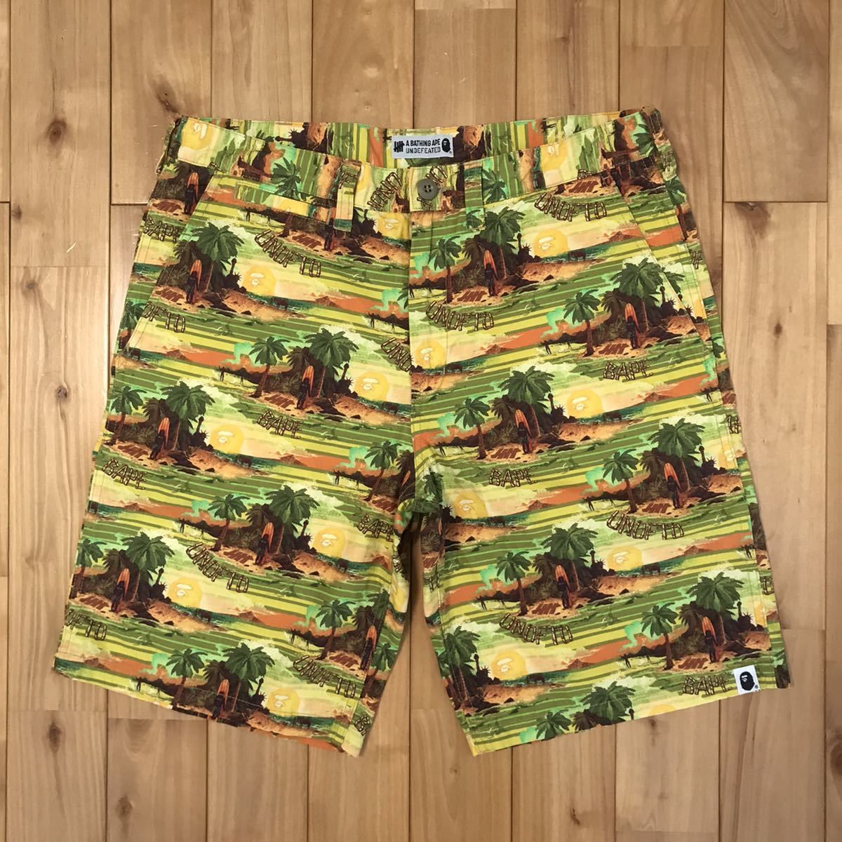 Bape × Undefeated BAPE × undefeated shorts a bathing ape ★size L Size US 34 / EU 50 - 1 Thumbnail