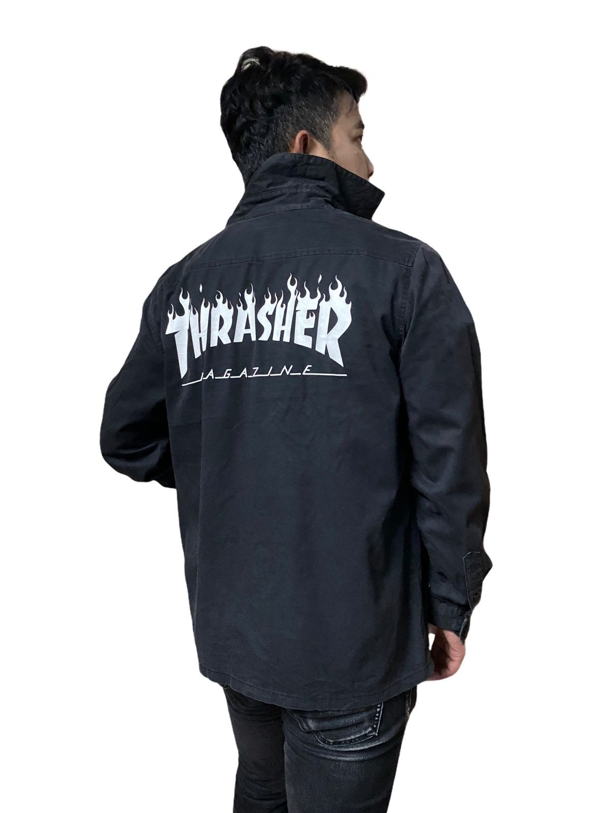 Thrasher THRASHER MEGAZINE EMBROIDEREY LOGO MEN’S SHIRT Size US L / EU 52-54 / 3 - 1 Thumbnail