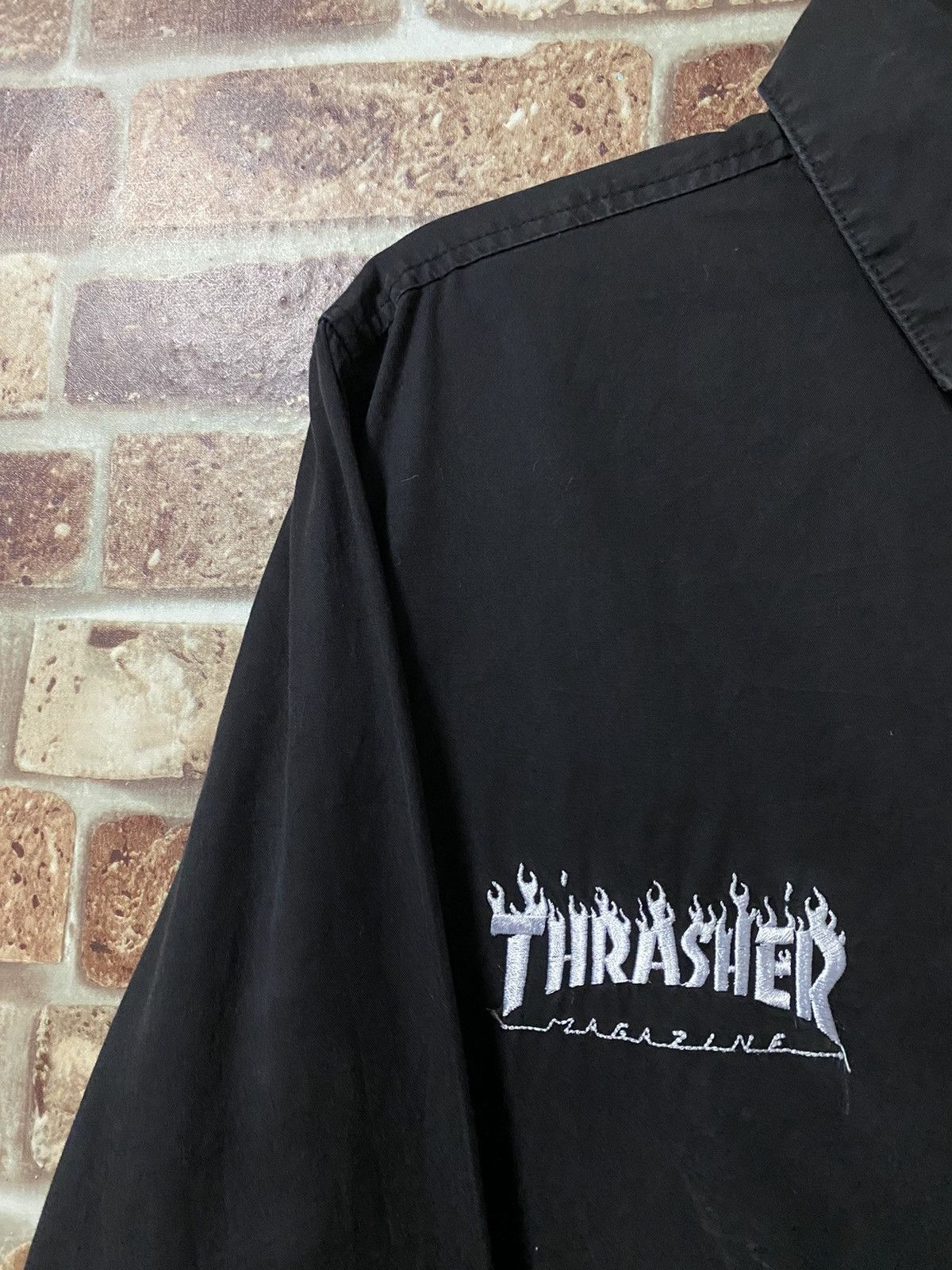Thrasher THRASHER MEGAZINE EMBROIDEREY LOGO MEN’S SHIRT Size US L / EU 52-54 / 3 - 6 Thumbnail