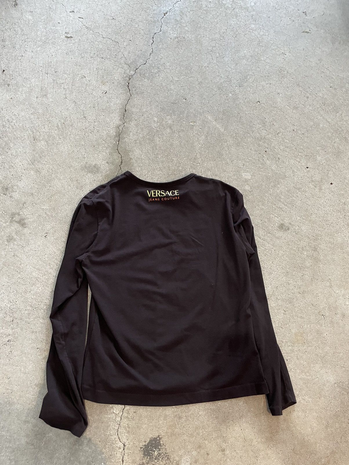 Versace Jeans Couture Versace “the naked and the dressed” long sleeve shirt Size XXL / US 16-18 / IT 52-54 - 2 Thumbnail
