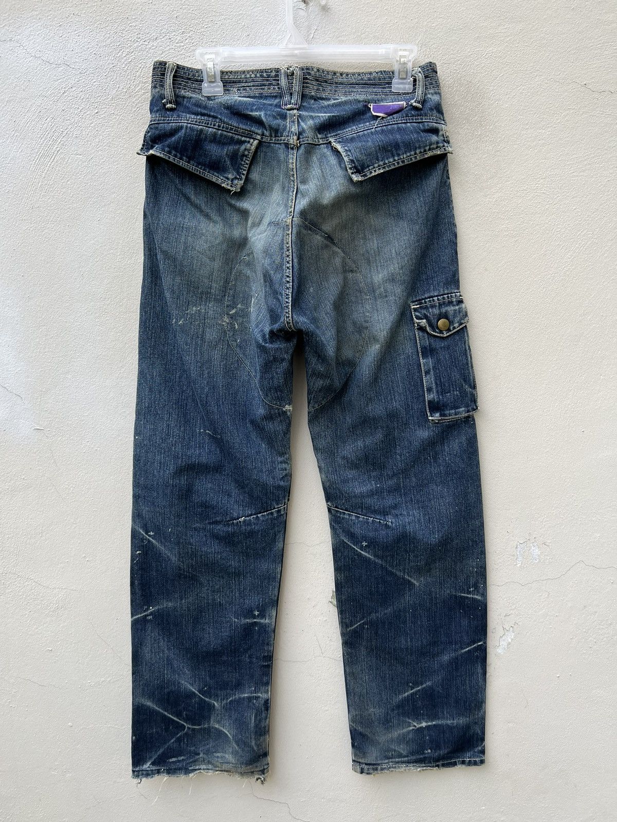 Prps PRPS Ripped Dirty Splattered Paint Multi Pocket Cargo Size US 30 / EU 46 - 13 Thumbnail