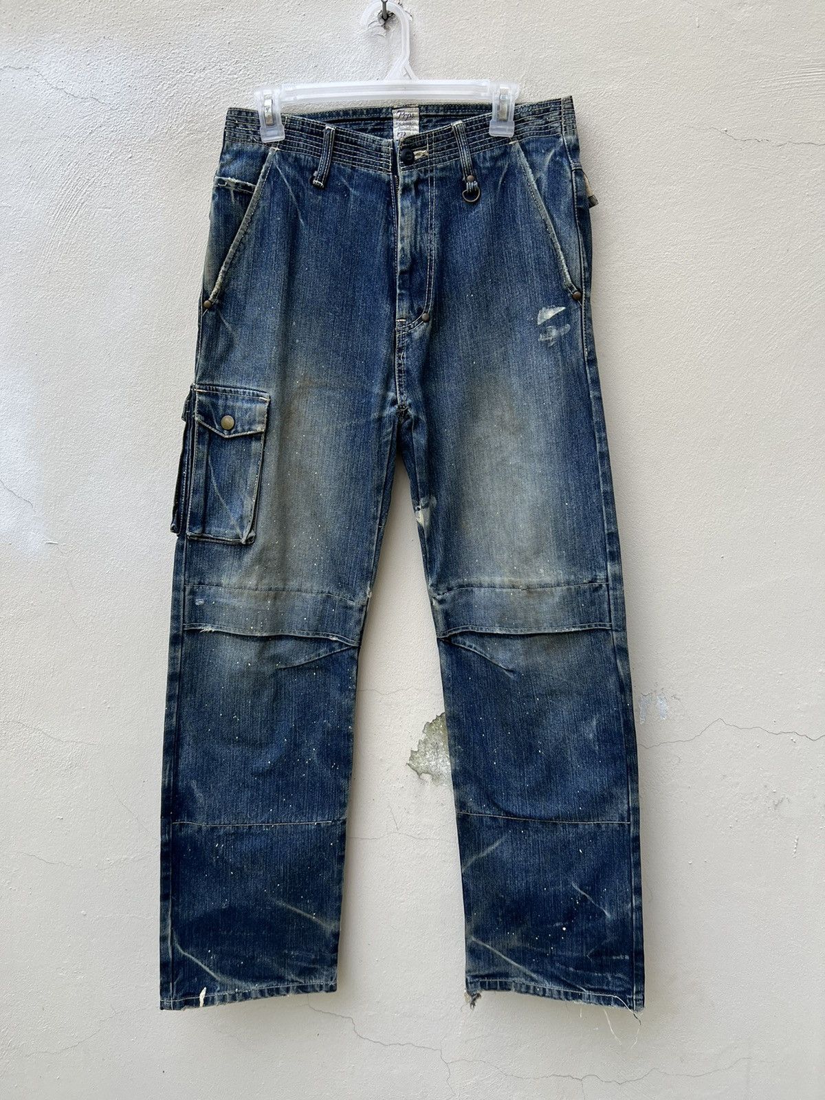 Prps PRPS Ripped Dirty Splattered Paint Multi Pocket Cargo Size US 30 / EU 46 - 3 Thumbnail