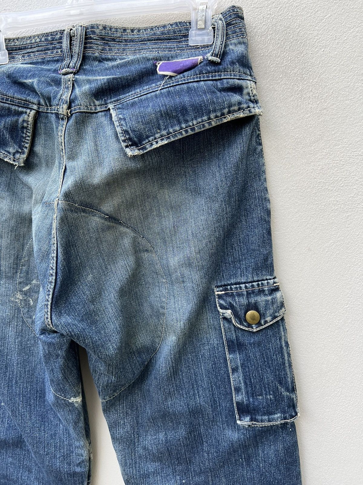 Prps PRPS Ripped Dirty Splattered Paint Multi Pocket Cargo Size US 30 / EU 46 - 16 Thumbnail