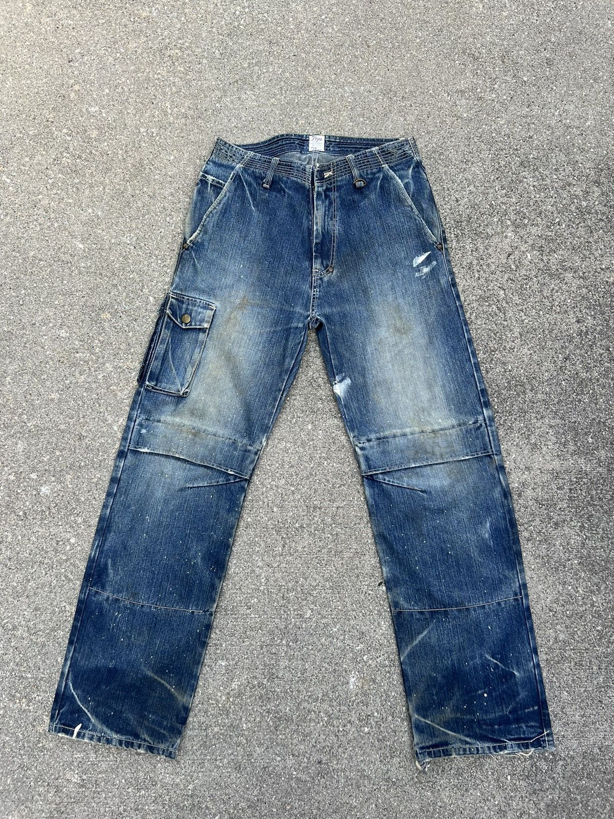 Prps PRPS Ripped Dirty Splattered Paint Multi Pocket Cargo Size US 30 / EU 46 - 1 Thumbnail