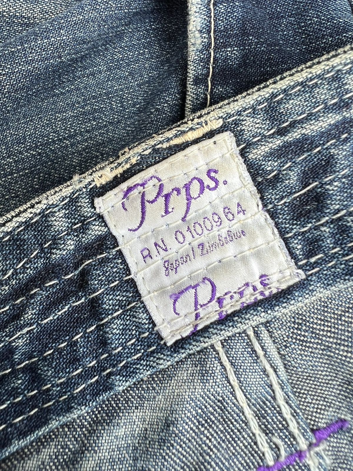 Prps PRPS Ripped Dirty Splattered Paint Multi Pocket Cargo Size US 30 / EU 46 - 23 Thumbnail