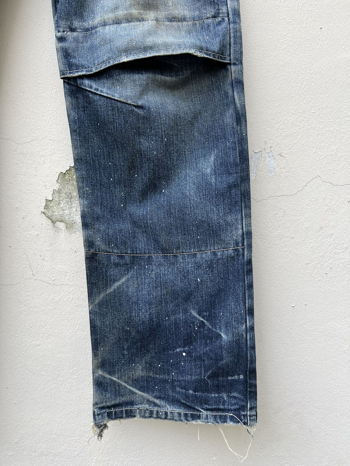 Prps PRPS Ripped Dirty Splattered Paint Multi Pocket Cargo Size US 30 / EU 46 - 12 Thumbnail