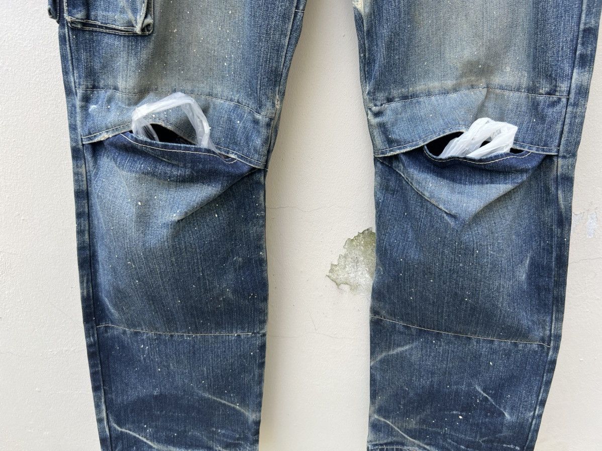 Prps PRPS Ripped Dirty Splattered Paint Multi Pocket Cargo Size US 30 / EU 46 - 5 Thumbnail