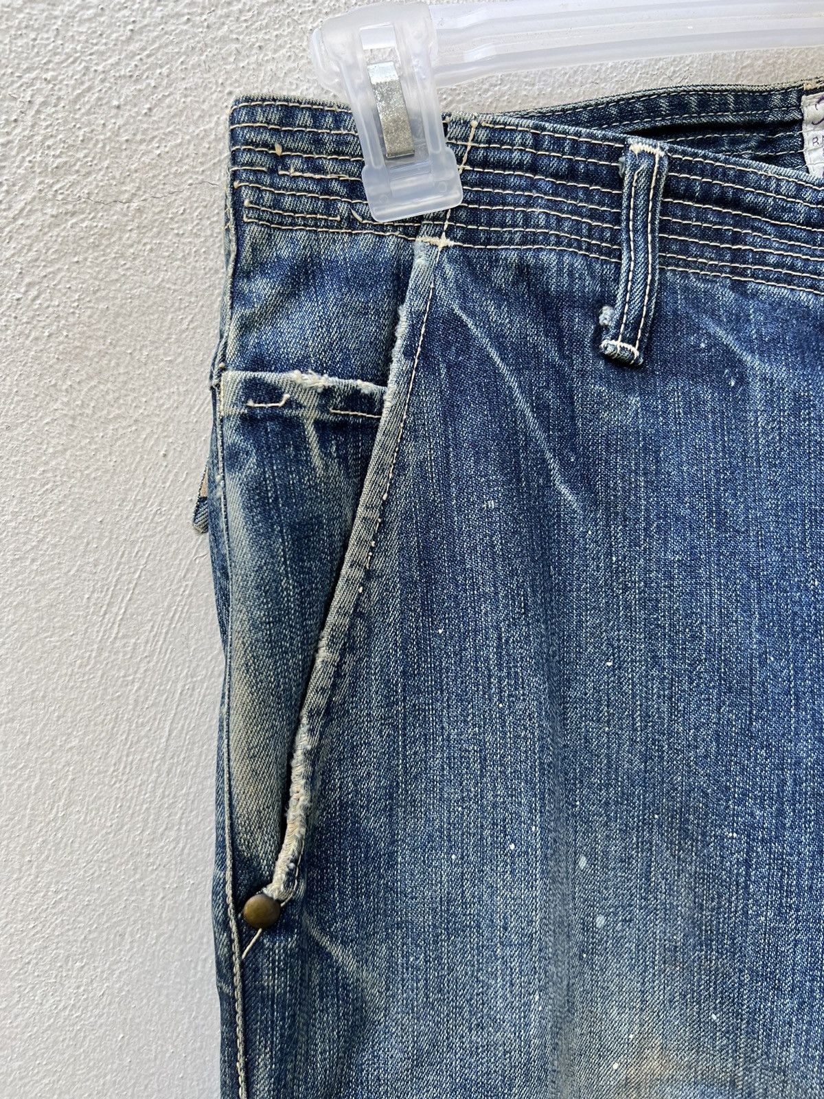 Prps PRPS Ripped Dirty Splattered Paint Multi Pocket Cargo Size US 30 / EU 46 - 7 Thumbnail