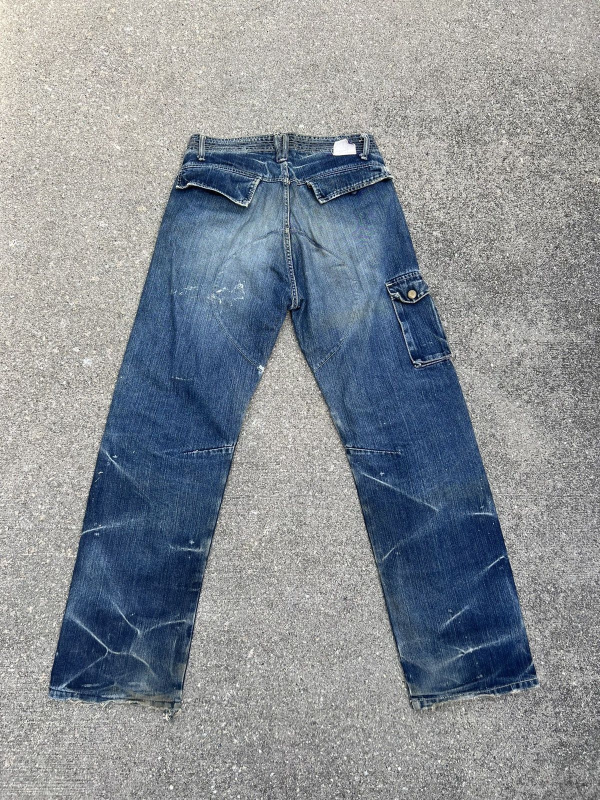 Prps PRPS Ripped Dirty Splattered Paint Multi Pocket Cargo Size US 30 / EU 46 - 2 Thumbnail