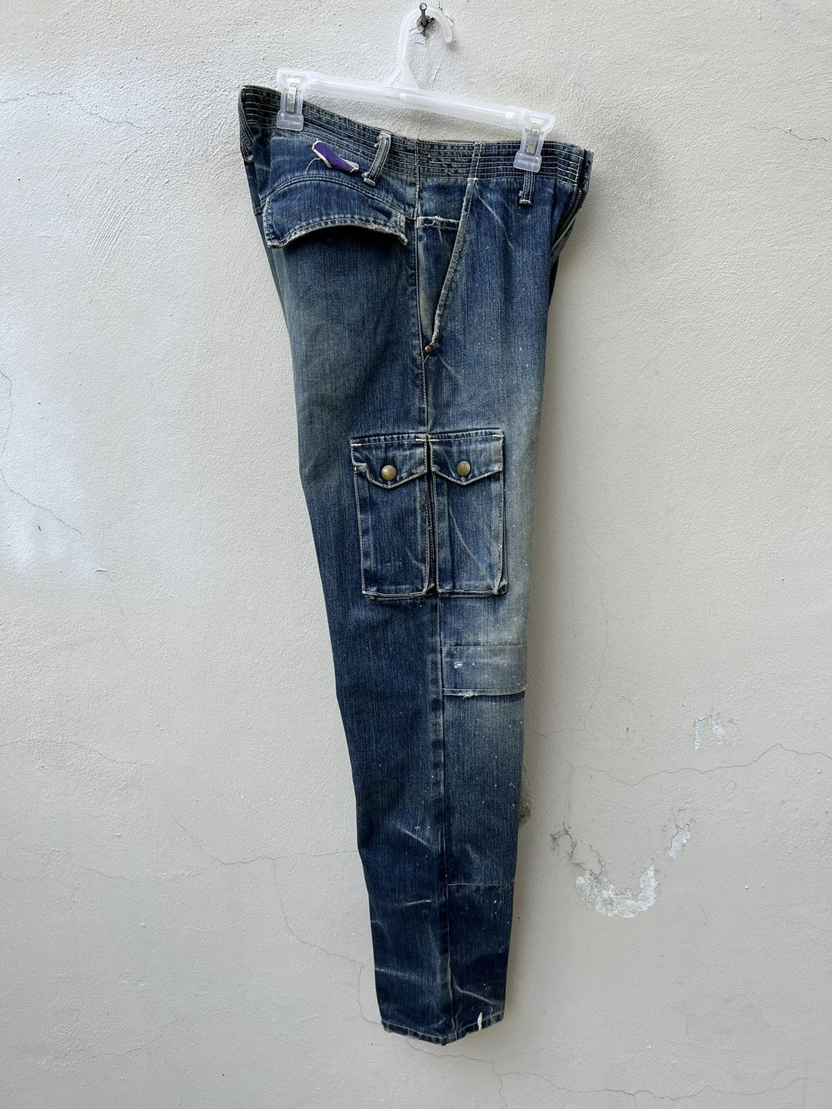 Prps PRPS Ripped Dirty Splattered Paint Multi Pocket Cargo Size US 30 / EU 46 - 21 Thumbnail