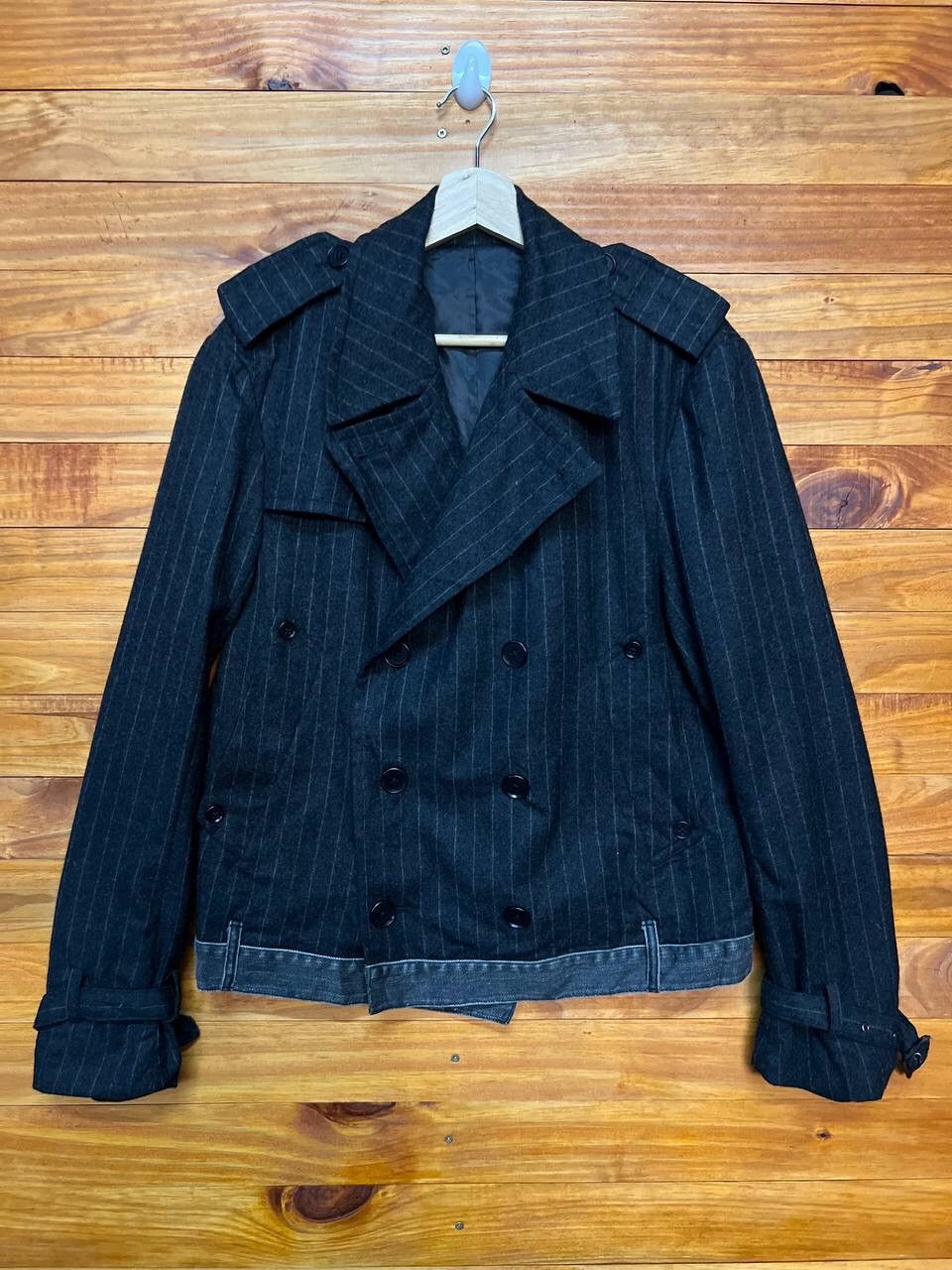 Japanese Brand UNIQLO DOUBLE BREAST WOOL STREET FASHION JACKET Size US L / EU 52-54 / 3 - 1 Thumbnail
