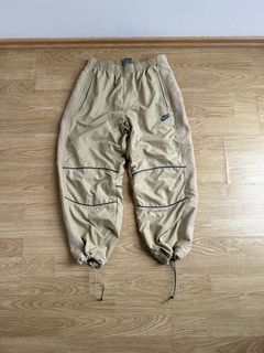 Nike vintage y2k beige track pants travis scott style