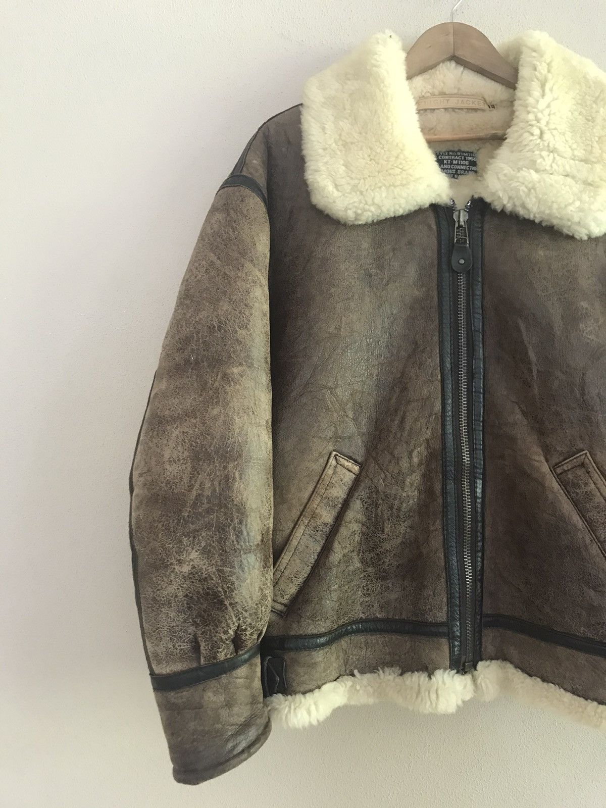 Genuine Leather ✨Type B 3 Flight Jacket Size US M / EU 48-50 / 2 - 4 Thumbnail