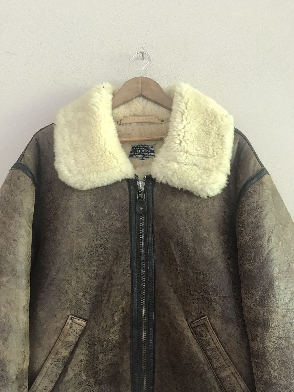 Genuine Leather ✨Type B 3 Flight Jacket Size US M / EU 48-50 / 2 - 5 Thumbnail