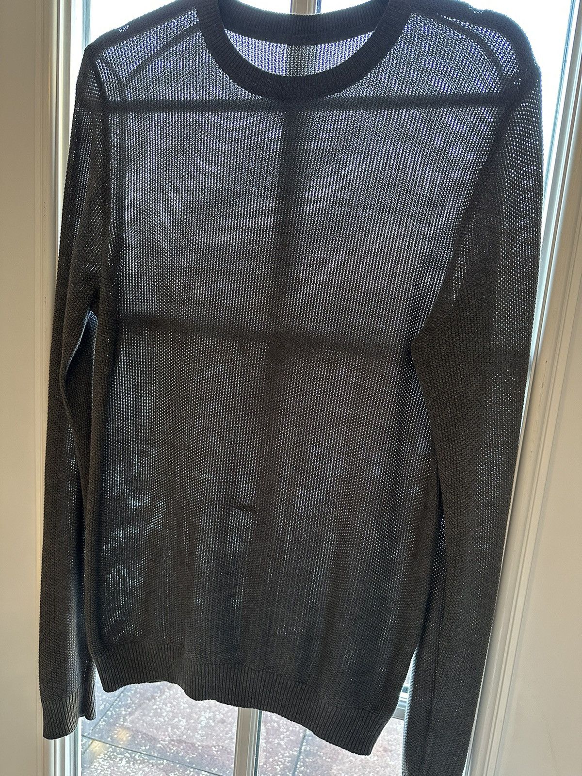 Vintage Vintage Yohji Yamamoto late 90s thin spider web knit sweater Size US M / EU 48-50 / 2 - 1 Thumbnail