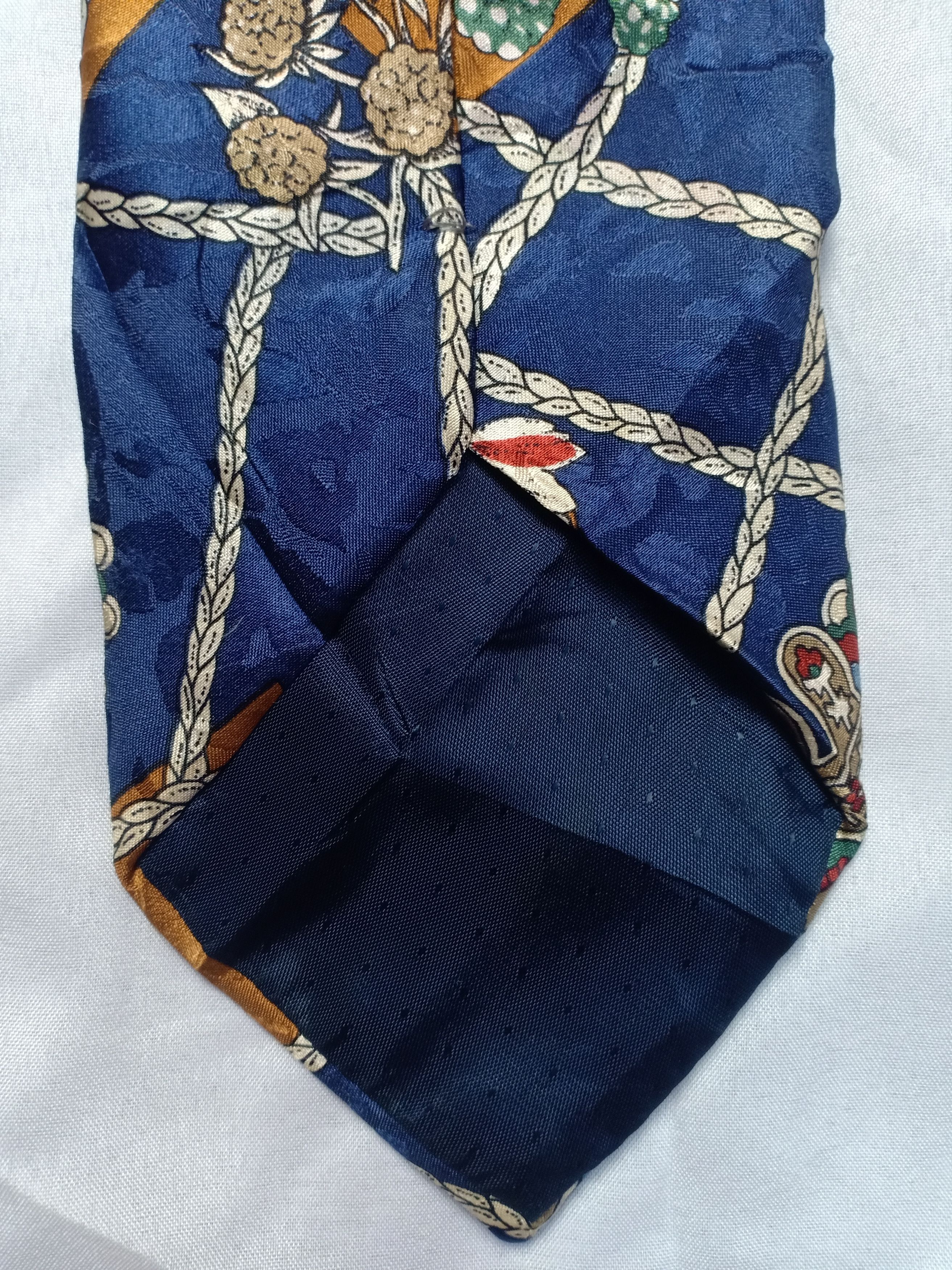 Maximilian Davis Maxmillian Collection Neck Tie Baroque Art Design Italy Size ONE SIZE - 5 Thumbnail