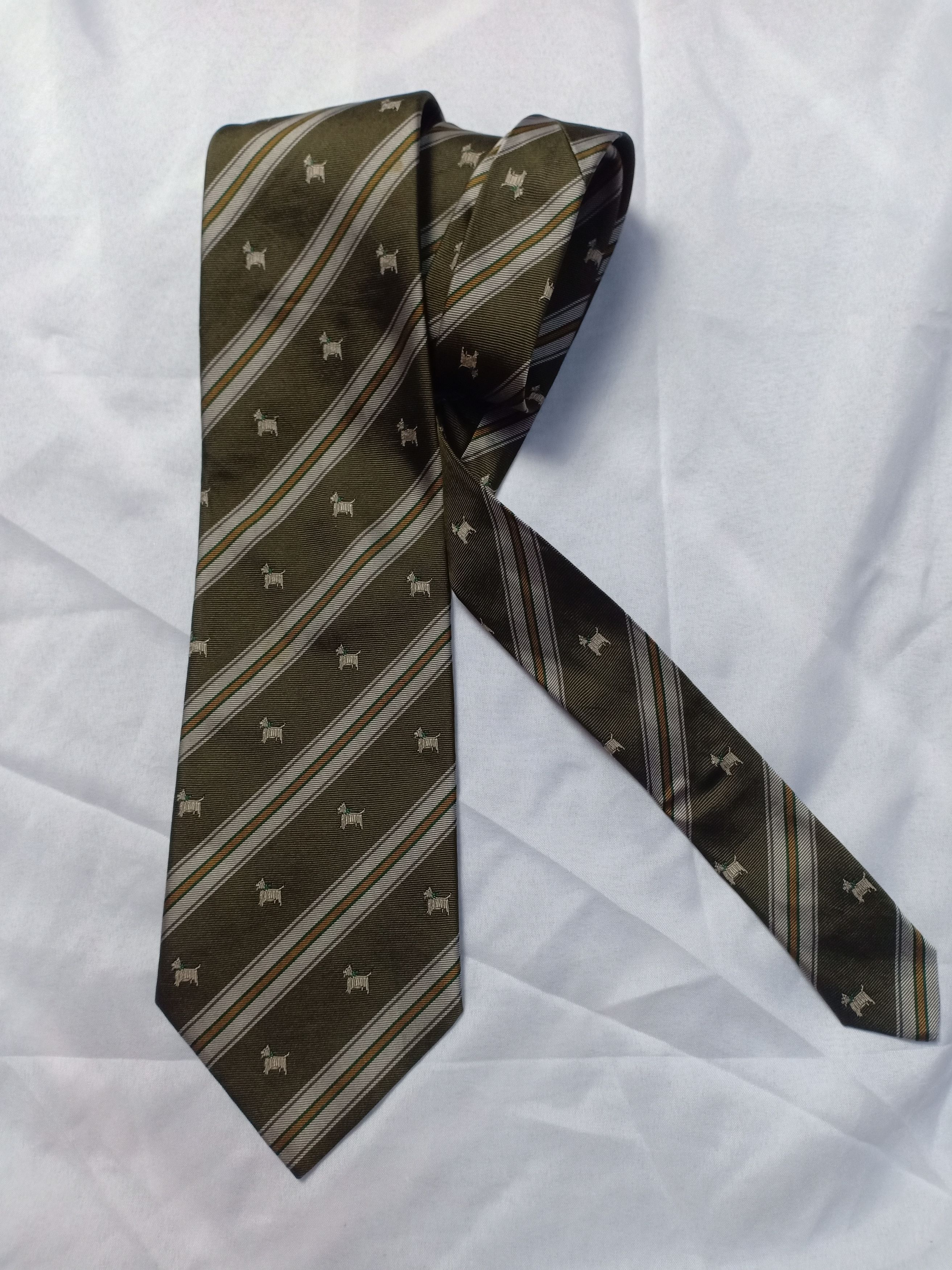 Japanese Brand Rosavittorio silk Seta neck tie polka dot Size ONE SIZE - 1 Thumbnail